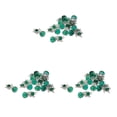 thumbnail image 1 of 12 piezas de dijes de ala de ángel Qarigey plata tibetana colgante de cristal azul pavo real, 1 of 1