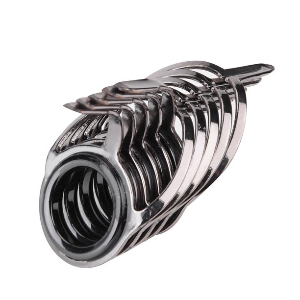 HERCHR 75pcs Stainless Steel Ceramic Fishing Rod Guide Kit Double Feet