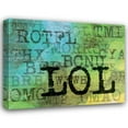 thumbnail image 1 of N Harbick 24x20 Gallery Wrapped Canvas Wall Art Titled - Text Logic I, 1 of 4