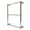 Nickel, variant on Kingston Brass DTC24183BB Maximilien 18" x 24" Brass Wall Mount 3-Tier Towel Rack, Brushed Brass