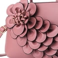 thumbnail image 4 of Faraee Small Purse and Handbag for Women Flower Leather Ladies Top Handle Satchel 2026 Fashion Shoulder Crossbody Tote Bags Pink, 4 of 4