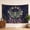 C, variant on XaaKee Large Wall Tapestry, Bohemian Astrology Luna Moth, High-Quality Polyester Tapestry For Bedroom, 60x40Inch