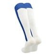 thumbnail image 2 of TCK 2-N-1 Premium Knee High Stirrup Socks - Royal White, 2 of 2