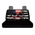 thumbnail image 6 of Chririnla Vintage Distressed American Flag with Skull Print Back Seat Covers for SUV, 2 Pack Durable Seat Cover Sets Waterproof Non-Slip Car Back Seat Covers, 6 of 7
