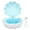 Blue, variant on Shell Lamp Speaker Music Projection Speaker, Desktop Portable Bass Speaker for Home Office, Purple