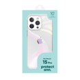 thumbnail image 6 of onn. Phone Case for iPhone 15 Pro – Clear Iridescent, 6 of 6