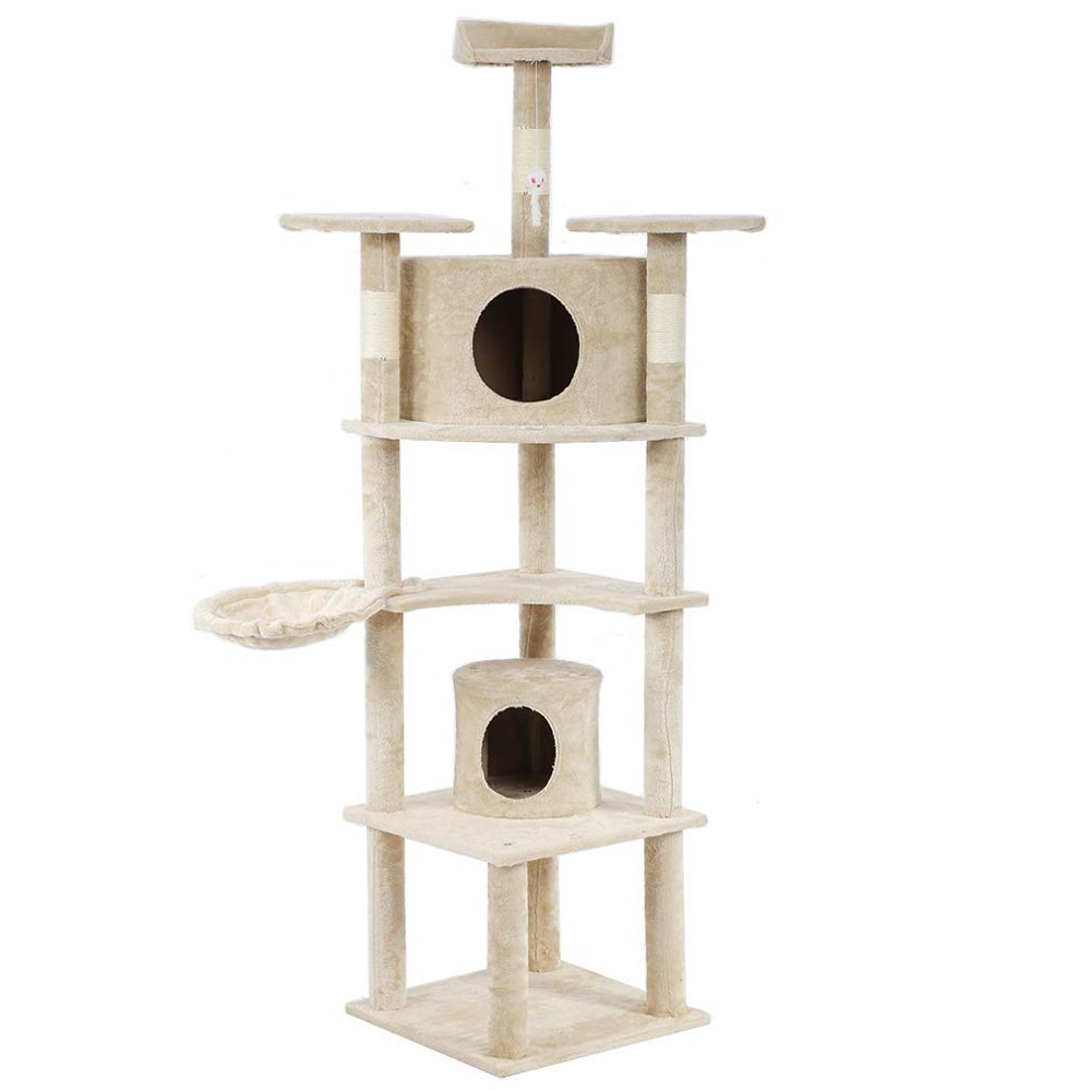 Cat Tree Kitty Tree Cat Condo Cat House Cat Tower Large Cats,73