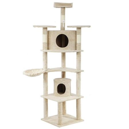 Cat Tree Kitty Tree Cat Condo Cat House Cat Tower Large (The Best Of Cathouse)