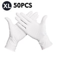 thumbnail image 1 of 50 piezas / guantes desechables Guantes elásticos de látex de goma sin polvo grueso Estériles p Carevas Guantes, 1 of 7