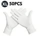 thumbnail image 1 of 50 piezas / guantes desechables Guantes elásticos de látex de goma sin polvo grueso Estéri Abanopi Guantes, 1 of 7