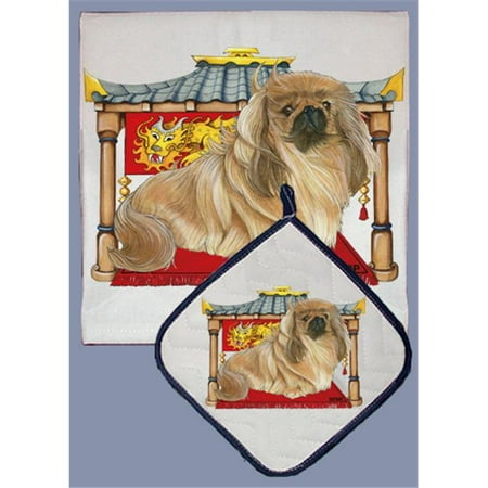 

Dish Towel and Pot Holder Set - Pekingese