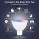 thumbnail image 2 of 3pcs 12v Wifi Tuya Smart Led Light Bulb Mr16 Rgb+cw Dimmable Lamp 5w Spotlighting Timer Color Changing Alexa Google Home, 2 of 5