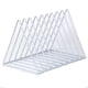 thumbnail image 1 of Estante de Soporte Triangular de Libros Sunnimix Blanco Organizador de Almacenamiento, 1 of 5