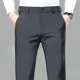 thumbnail image 3 of Pantalones rectos de verano para hombre, pantalones de traje negros de cintura alta para hombre, reseñas coreanas, muchos vestidos de licra, ropa de trabajo vintage barata, tela, 3 of 5