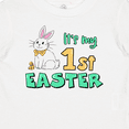 thumbnail image 4 of Inktastic It's My 1st Easter with Cute Chick and Bunny Boys or Girls Baby T-Shirt, 4 of 5