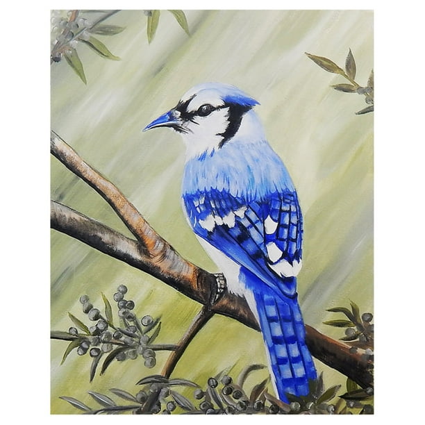 buyartforless Blue Jay Canvas Wall Art