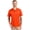 College Orange, variant on BCK01127 Prospect Eco Textured Stretch Recycled Mens Big & Tall Polo-College Orange-2XT