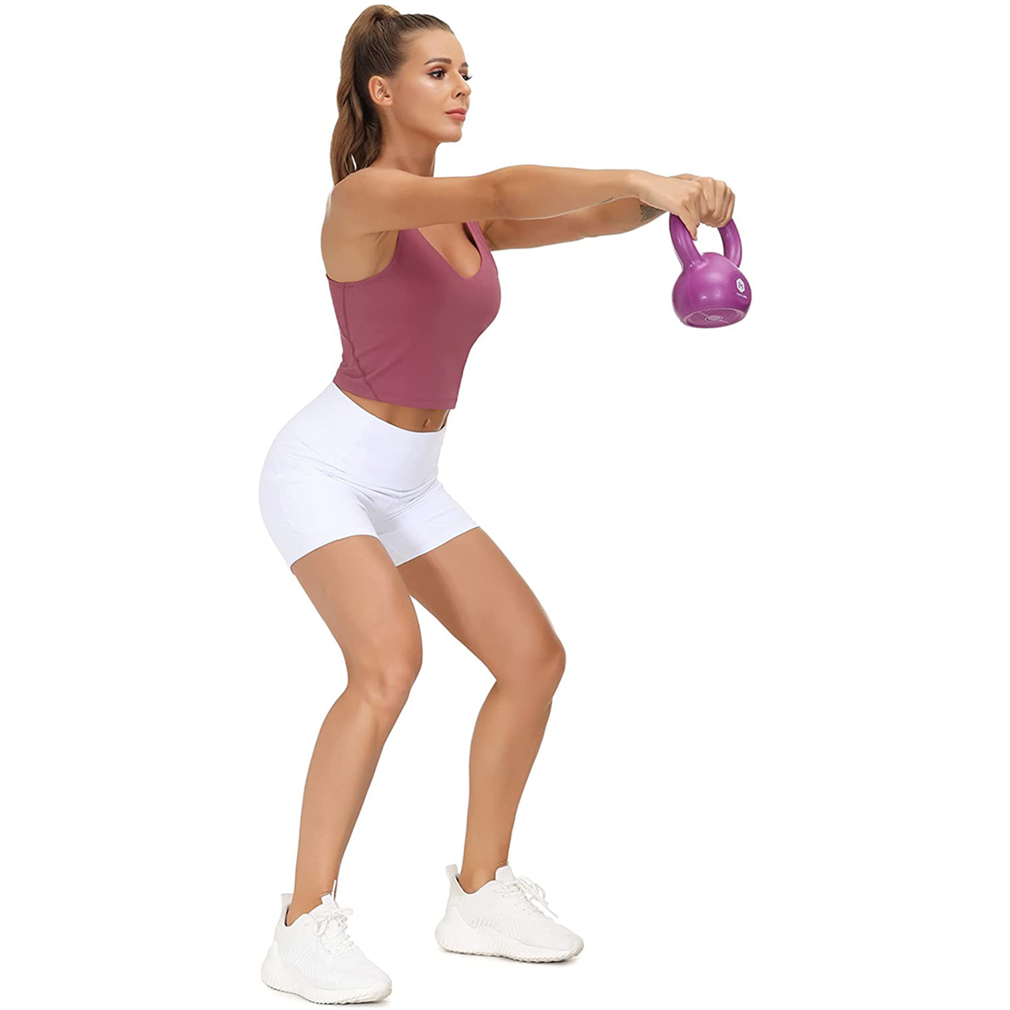  Jkboo One Shoulder Sports Bra for Women,Medium Support Longline  Yoga Bras Workout Tank Tops Running Wear(2856,Blue,L) : Clothing, Shoes &  Jewelry