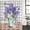 Lavender SlateBlue LightGrey, variant on Polyester Fabric Purple Lavender Shower Curtain, Spring Daisy Butterfly Plants Watercolor Blue Waterproof Bathtub Curtain Bathroom Decor Set with Hooks 60 x 72 Inches