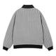 thumbnail image 4 of Blusa y camisa de manga larga con cuello vuelto para hombre, blusa deportiva holgada a rayas con botones y manga larga con cuello vuelto, blusa de poliéster para hombre, 4 of 9
