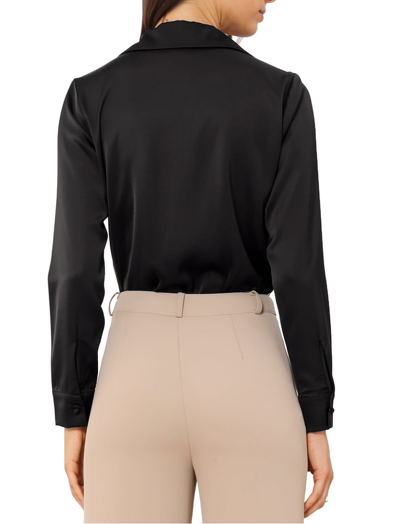 black dress shirt bodysuit THE FAVORITE SHIRT BODYSUIT