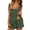 F-Green, variant on Summer Pajamas for Women 2 Piece Ruffle Tank Tops and Short Pants Sleepwear Lounge Pajama Sets