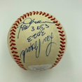 thumbnail image 4 of Beautiful 3,000 Hit Club Signed Baseball With Hit Totals Willie Mays JSA COA, 4 of 5