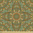 thumbnail image 2 of Ambesonne Traditional Fabric by the Yard Upholstery, Boho Moroccan Star, 1 Yard, Multicolor, 2 of 5