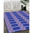 thumbnail image 2 of Ahgly Company Indoor Square Patterned Crocus Purple Area Rugs, 7' Square, 2 of 6