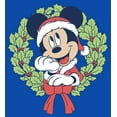 thumbnail image 2 of Boy's Mickey & Friends Mickey Mouse Christmas Wreath  Graphic Tee Royal Blue X Small, 2 of 5