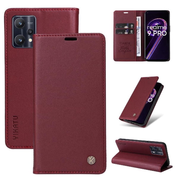 Funda para OnePlus Nord CE2 Lite Estuche de Cuero PU Tipo Cartera con Ranuras para Tarjetas y Cierre Magnético