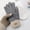 grey, variant on Alpaca wool knitted touch screen gloves women's autumn and winter warm outdoor anti-freezing fleece-lined thickened full finger gloves