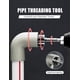 thumbnail image 4 of Herramienta para cortar roscas de tubos Piywan, taladro eléctrico, reroscado de PVC, 4 of 6