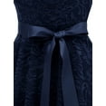 thumbnail image 6 of Dressystar Women Floral Lace Short Bridesmaid Dress Female Cap Sleeve Cocktail Party Dress, 6 of 8
