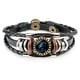thumbnail image 2 of Pulseras para mujer, regalos para mujer, pulsera de 12 constelaciones, pulsera de cuerda de cuero, pulsera de cuerda tejida a mano para hombre y mujer, pulsera de cadena punk., 2 of 2