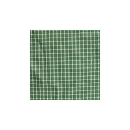 Patch Magic DRKW187A Green White Checks, Fabric Dust Ruffle King 78 x 80 inch