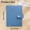 Blue*2, variant on Ecohintz Pu Leather A7 Notebook with Button Closure, 11X8cm Daily Journal for Work & Study, Compact Pocket Size, Lightweight, Portable for On-The-Go Notes, Mini Pu Leather Journal, Blue