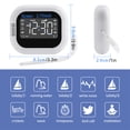 thumbnail image 2 of Wosthever Reloj de con doble alarma y ruido blanco. Despierta fácilmente. Reloj de con ruido blanco para niños. Electrodomésticos, 2 of 2