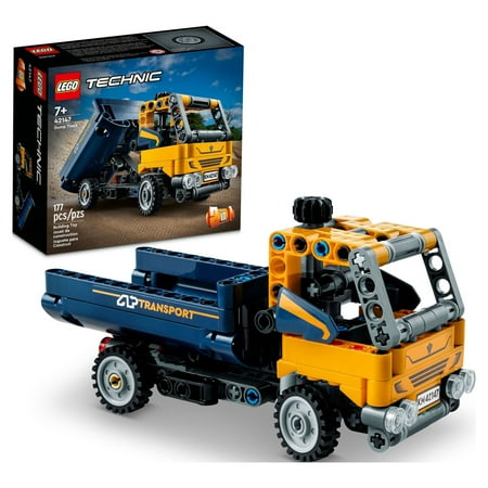 UPC: 0673419371575 | LEGO Technic Dump Truck 2 in 1 Toy Building Set 42147  Model Construction Vehicle and Excavator Digger Kit  Engineering Toys  Make Great Stocking Stuffers for Kids  Boys  Girls Ages 7+ Years Old