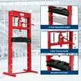 thumbnail image 4 of Gaderth Hydraulic Shop Press,Portable Hydraulic Press,h-Frame Garage Floor Shop Press Adjustable Hydraulic Press With Press Plates, 4 of 5