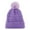 Purple, variant on Women's Winter Knitted Hat With And Ear – Cap For Cold Weather Winter Pack Woodsman Hat Mad Hat Men And Plaid Hat Hat with Ear Warmer Man Hats for Men Winter Cold Weather Hats for Men Trapper Hat Cool