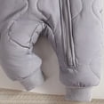 thumbnail image 6 of Baby Winter Fleece Lined Romper Bear Ear Hooded Quilted Snowsuit Full Zipper Warm Jumpsuit Outfit, 6 of 6