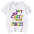 thumbnail image 5 of Haut Fille Pack Shorts Léopard Filles T-Shirt Décontracté Imprimé Col Rond Manches Courtes T-Shirt Décontracté, 5 of 5