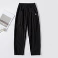 thumbnail image 3 of ZACPNCV Girls Sun Protection Pants UPF 50+ Water Resistant Elastic Waist Lightweight Outdoor Hiking Trousers with Pockets Summer, 3 of 7