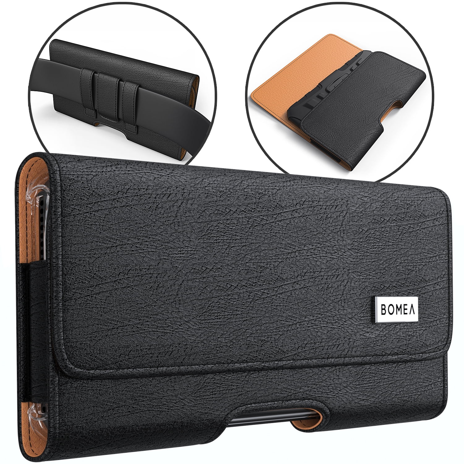 iPhone 11 XR Holster - Leather Cell Phone Belt Case with ...
