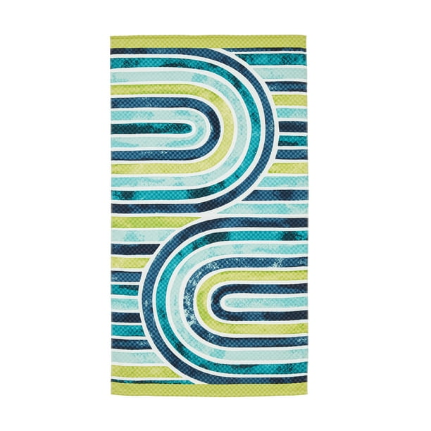 Better Homes & Gardens Watercolor Arches Pattern Beach Towel, Size 72”L