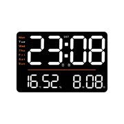 SDFGTstore Contemporary Digital Clock Multifunctional Display Temperature Sensors Count Down