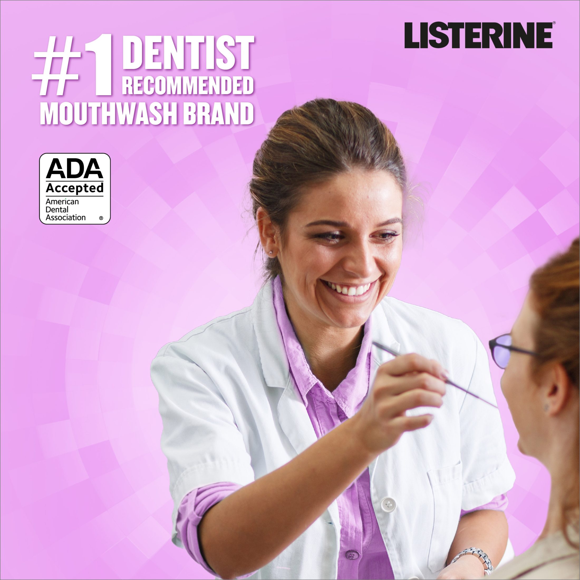Listerine Total Care Alcohol-Free Mild Mouthwash/Mouth Rinse, Mild Mint, 1 L