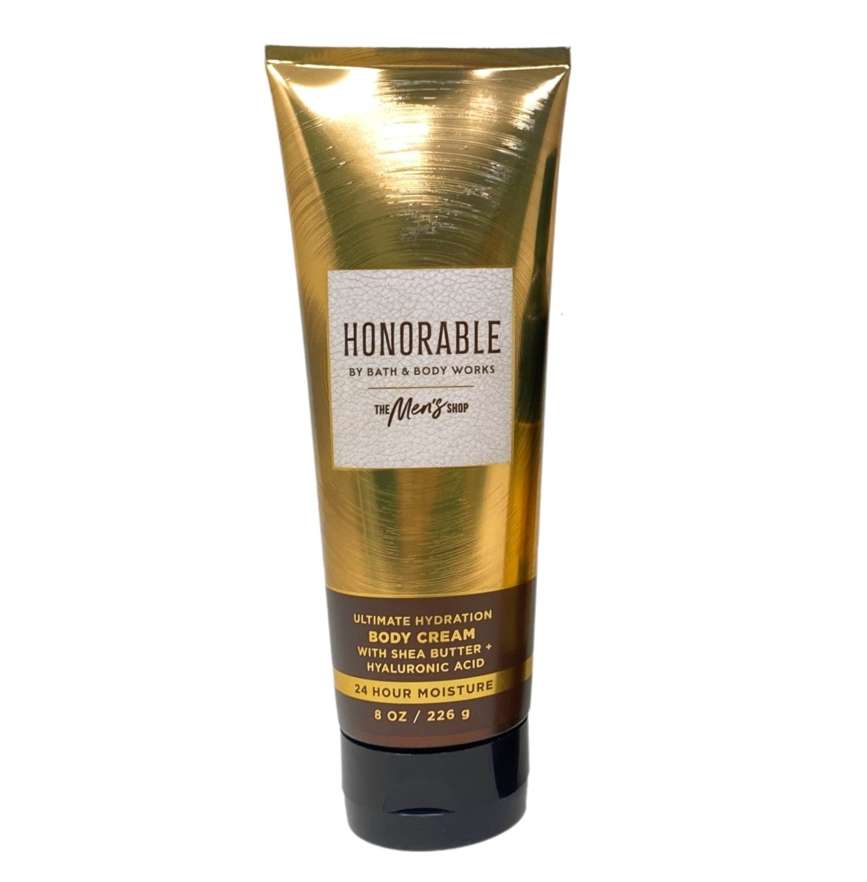 Bath & Body Works The Men's Shop Honorable 2 Pack Body Cream Bundle with a Clay Baby Bar Soap - Full Size