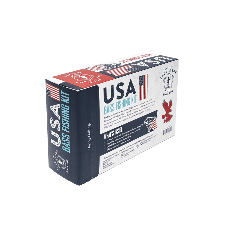 Mystery Tackle Box USA Bass Lure Kit - Walmart.com